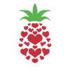 Ananas Herz