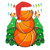 Basketball Snowman Basketteur