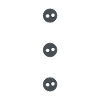 Snowman Costume Fake Buttons