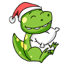 Dinosaurs Christmas Sleep Sleep