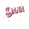 Prénom Dana personnalisé