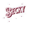 Personalized Becky name