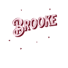Prénom Brooke personnalisé