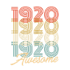 Funny Birthday Awesome 1920