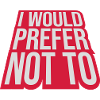 I prefer not to