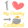 J’aime mon cockatiel potelé
