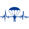 Soldier Heartbeat Parachute Parachute