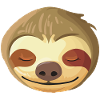 Sleeping Sloth Face