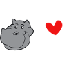 Hippopotame - I love hippos