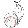 Stickman Sport Baseball