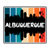 Albuquerque Nouveau-Mexique États-Unis Skyline Silhouette