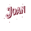 Joan name personalized