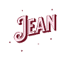 Jean name personalized