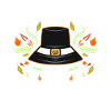 Pilgrims Hat Thanksgiving