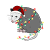 Juledyr Opposum Light Chain Cap
