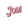 Prénom Jodi personnalisé