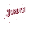 Jordyn name personalized