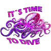 Octopus Diving Diver