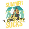 Summer Sucks Snowmobile