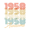 Drôle d’anniversaire génial 1958