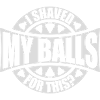I shaved my balls