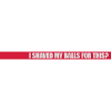 I shaved my balls