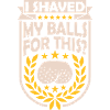 I shaved my balls