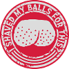 I shaved my balls