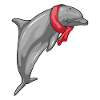 Dolphin scarf