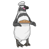 Penguin Baker Bread Baking