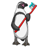 Penguin Toothbrush