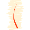 Red line on white background