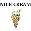NICE CREAM idea regalo divertente gelato dolce gelato