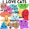 Jeg elsker katte i alle farver og former