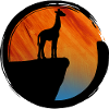 Giraffe Sunset Silhouette