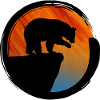Bear Sunset Silhouette