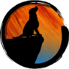 Dog Sunset Silhouette