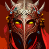 Medieval warrior mask, epic