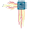 Computer chip - Creative illustration