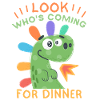 Drôle d’invitation dinosaure à dîner