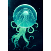 Blue Space Jellyfish