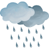Weather Rain-Clouds Symbol