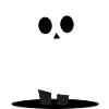 sweet ghost with stars