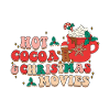 Retro Christmas motif