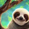 Cute Sloth Poster