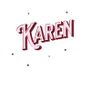 Karen name personalized