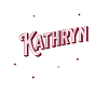 Prénom Kathryn personnalisé