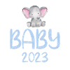 Bébé 2023 Éléphant mignon