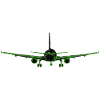 Airplane neon green
