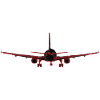 Airplane Neon Red